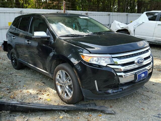 2FMDK3KC6DBC64313 - 2013 FORD EDGE LIMIT BLACK photo 1