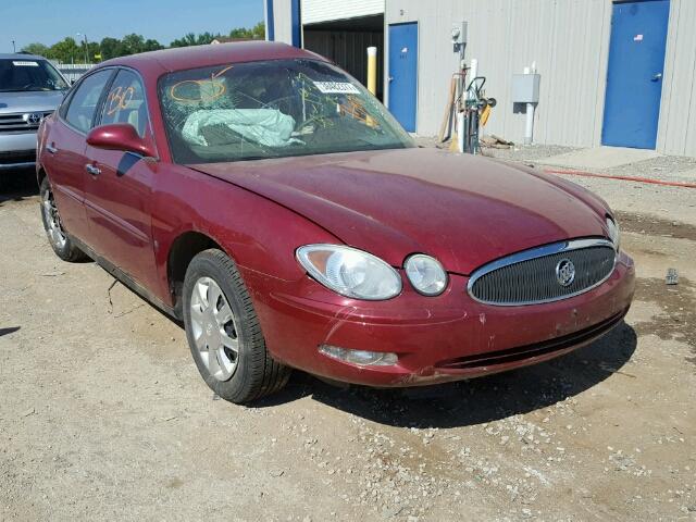 2G4WC582761225190 - 2006 BUICK LACROSSE C RED photo 1