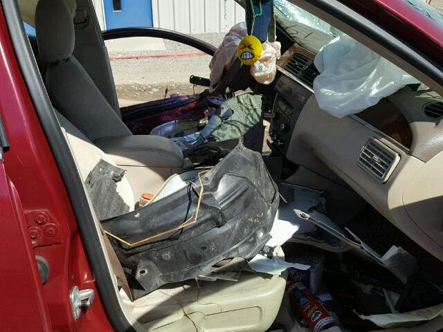 2G4WC582761225190 - 2006 BUICK LACROSSE C RED photo 5