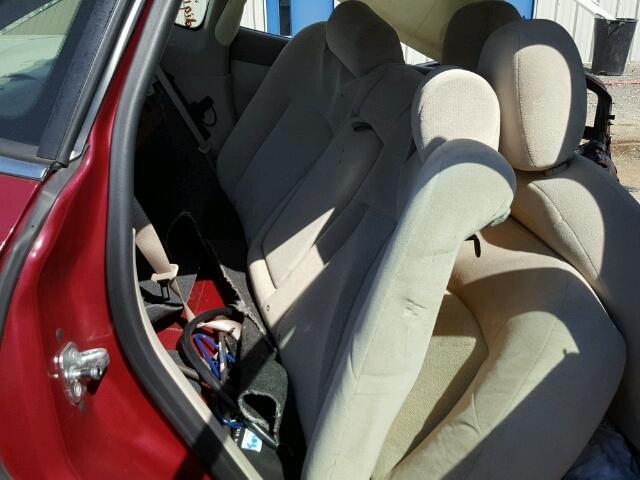 2G4WC582761225190 - 2006 BUICK LACROSSE C RED photo 6