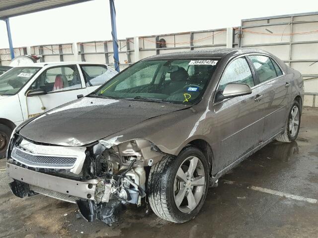 1G1ZC5EU3BF346253 - 2011 CHEVROLET MALIBU 1LT 棕色 照片 2