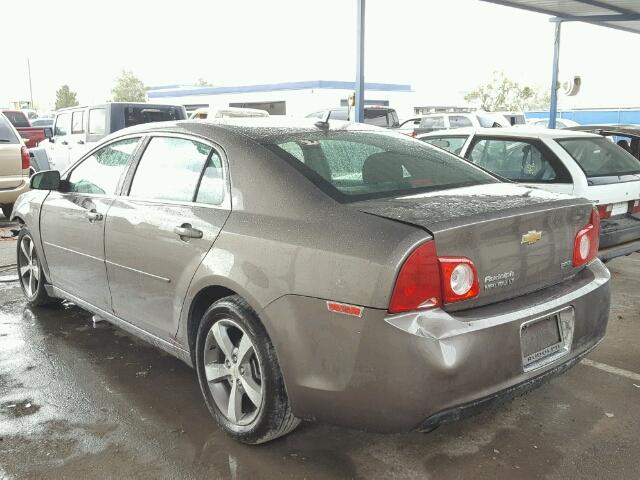 1G1ZC5EU3BF346253 - 2011 CHEVROLET MALIBU 1LT 棕色 照片 3