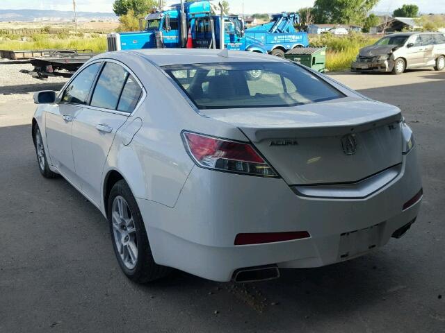 19UUA86569A011755 - 2009 ACURA TL WHITE photo 3