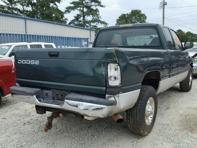 3B7KC23691G776040 - 2001 DODGE RAM 2500 GREEN photo 4