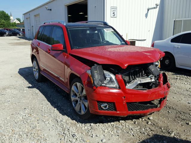 WDCGG8HB7AF428512 - 2010 MERCEDES-BENZ GLK 350 4M RED photo 1