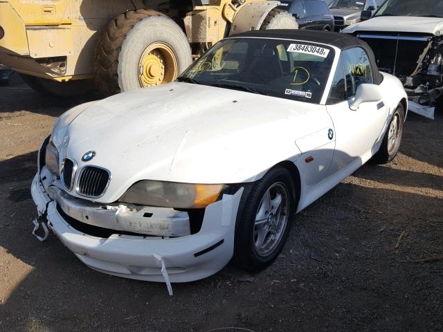 4USCH7334WLD16509 - 1998 BMW Z3 1.9 WHITE photo 2