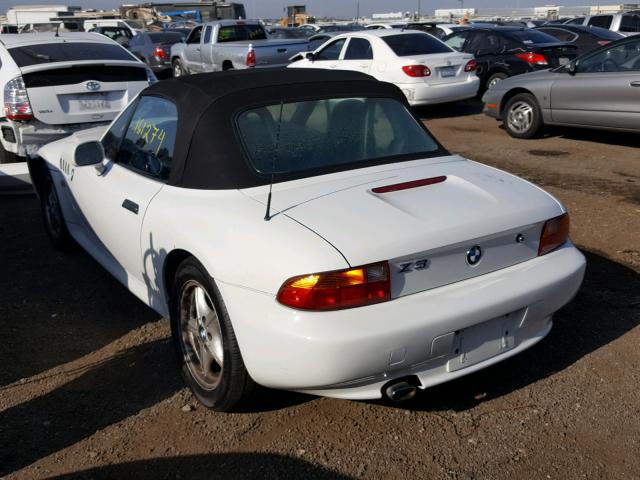 4USCH7334WLD16509 - 1998 BMW Z3 1.9 WHITE photo 3