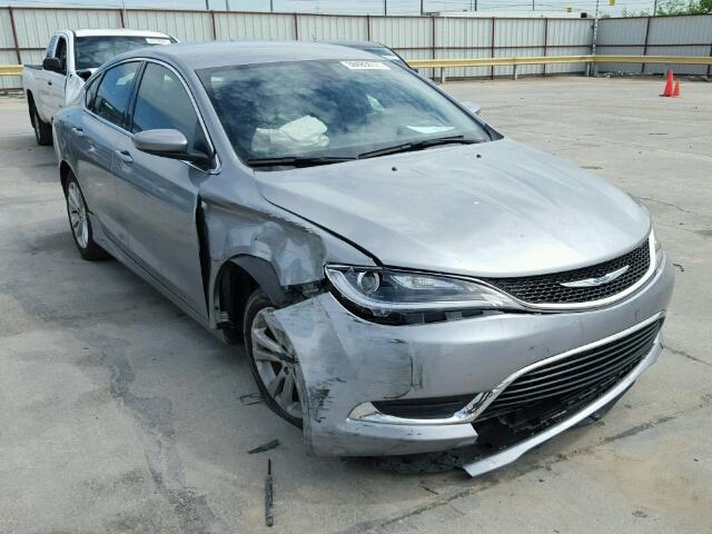 1C3CCCAB3FN744777 - 2015 CHRYSLER 200 LIMITE GRAY photo 1