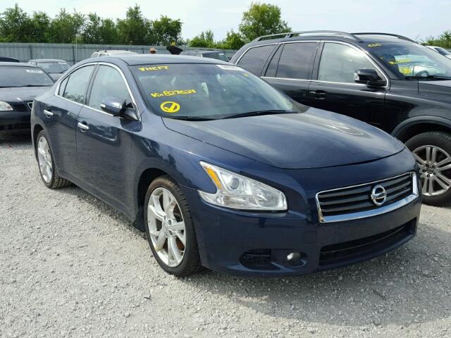 1N4AA5AP3CC827624 - 2012 NISSAN MAXIMA S BLUE photo 1