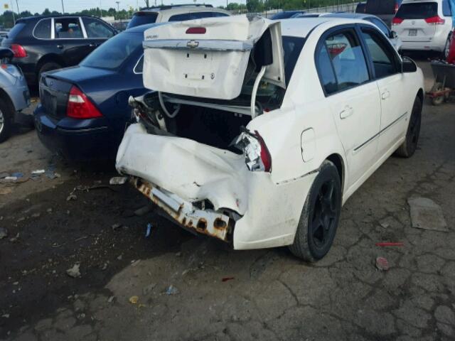 1G1ZT51F66F190299 - 2006 CHEVROLET MALIBU LT WHITE photo 4