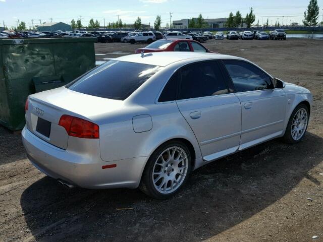 WAUGL78E86A022309 - 2006 AUDI S4 QUATTRO SILVER photo 4