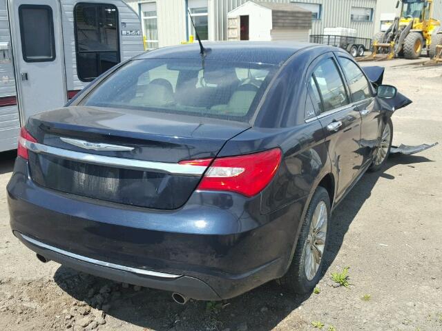 1C3BC2FG3BN538248 - 2011 CHRYSLER 200 LIMITE BLACK photo 4