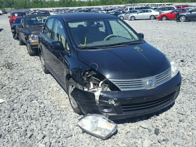 3N1BC11E59L430321 - 2009 NISSAN VERSA BLACK photo 1