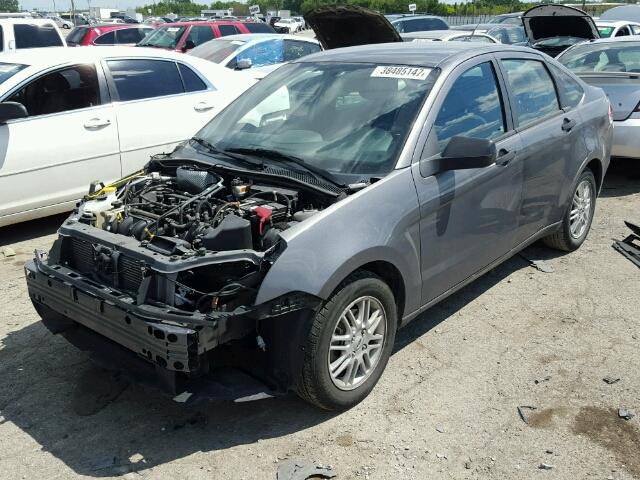 1FAHP35N79W212320 - 2009 FORD FOCUS GRAY photo 2