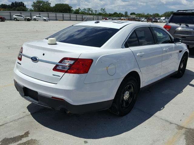 1FAHP2L87FG100808 - 2015 FORD TAURUS POL WHITE photo 4