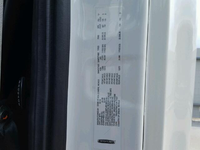 3AKJGLDR1HDHY6688 - 2017 FREIGHTLINER CASCADIA 1 WHITE photo 10