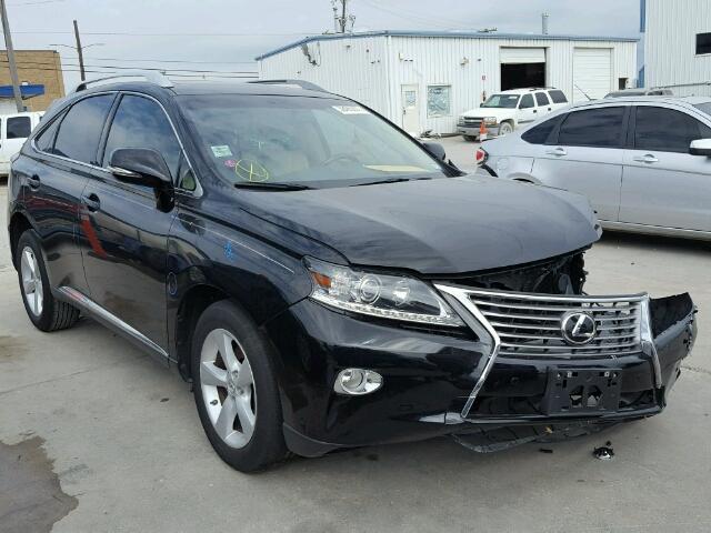 2T2ZK1BA1DC111953 - 2013 LEXUS RX 350 BLACK photo 1