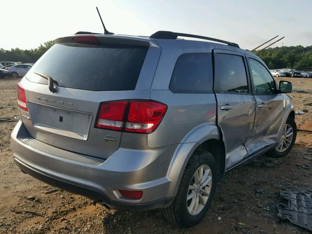 3C4PDCBG7FT604784 - 2015 DODGE JOURNEY SX GRAY photo 4