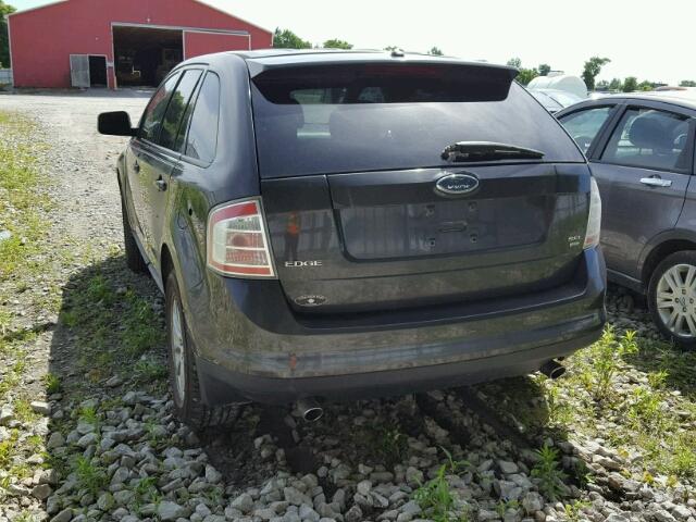 2FMDK48C97BA71364 - 2007 FORD EDGE SEL Siyah fotoğraf 3