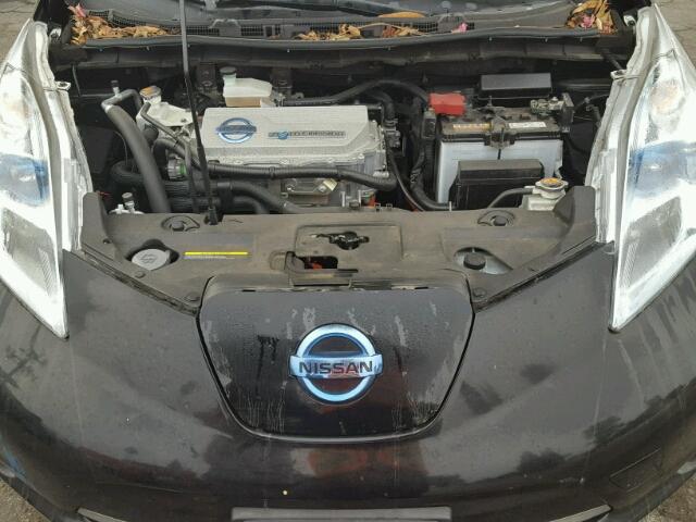 JN1AZ0CP7BT003386 - 2011 NISSAN LEAF SV BLACK photo 7