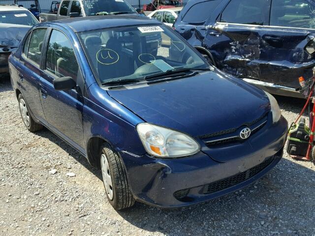 JTDBT123330291871 - 2003 TOYOTA ECHO BLUE photo 1