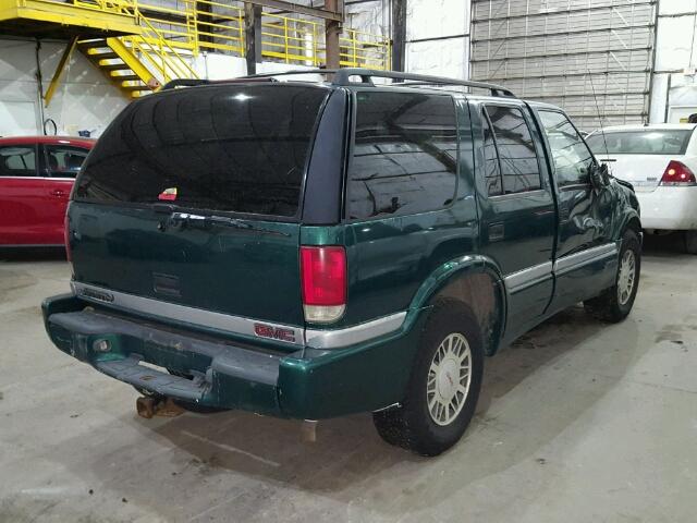 1GKDT13W5X2516372 - 1999 GMC JIMMY GREEN photo 4