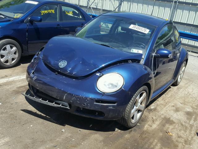 3VWSW31C87M501448 - 2007 VOLKSWAGEN NEW BEETLE 蓝色 照片 2