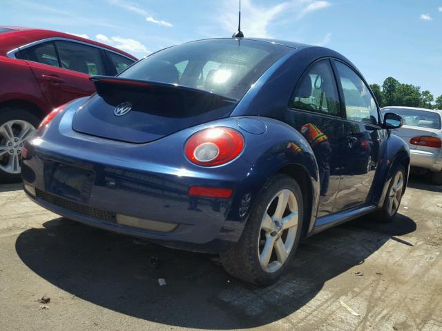 3VWSW31C87M501448 - 2007 VOLKSWAGEN NEW BEETLE 蓝色 照片 4