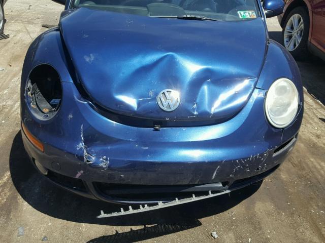 3VWSW31C87M501448 - 2007 VOLKSWAGEN NEW BEETLE 蓝色 照片 7