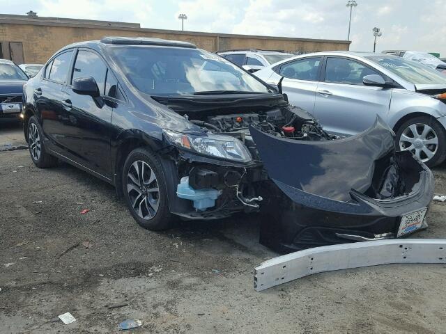 2HGFB2F84DH568641 - 2013 HONDA CIVIC EX BLACK photo 1