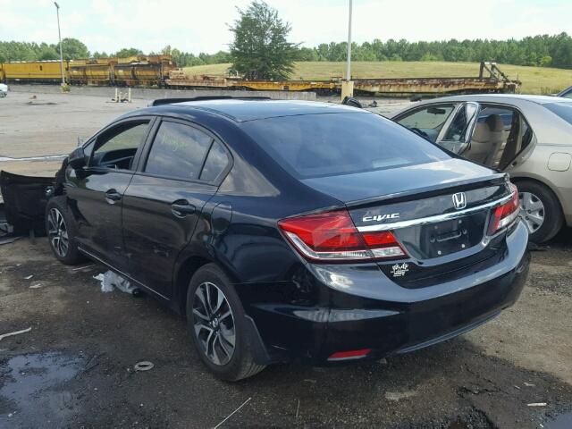 2HGFB2F84DH568641 - 2013 HONDA CIVIC EX BLACK photo 3