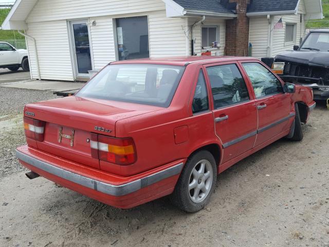 YV1LS5505P2054125 - 1993 VOLVO 850 RED photo 4