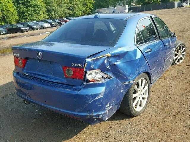 JH4CL96836C002546 - 2006 ACURA TSX BLUE photo 4