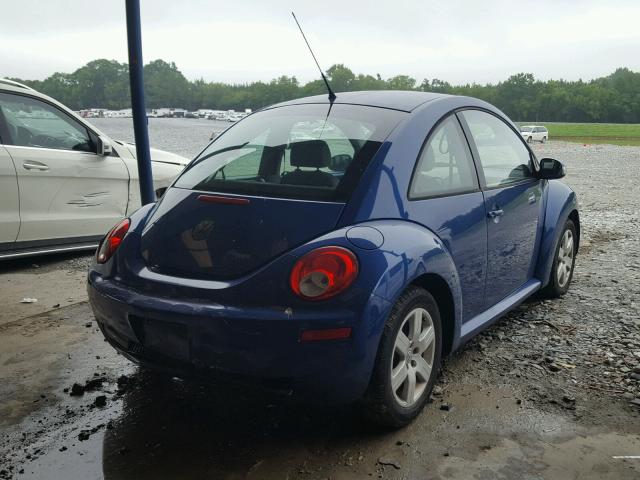 3VWRW31C57M520067 - 2007 VOLKSWAGEN NEW BEETLE BLUE photo 4