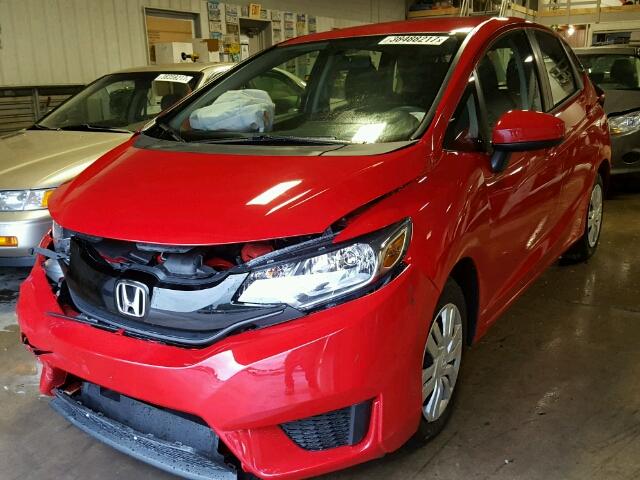 3HGGK5H53HM712213 - 2017 HONDA FIT LX RED photo 2