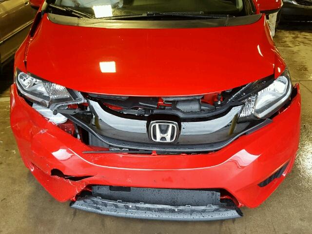 3HGGK5H53HM712213 - 2017 HONDA FIT LX RED photo 9