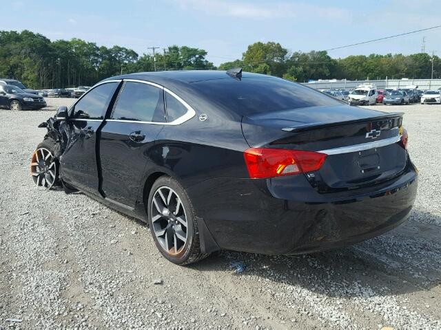 2G1105S32H9100104 - 2017 CHEVROLET IMPALA LT BLACK photo 3