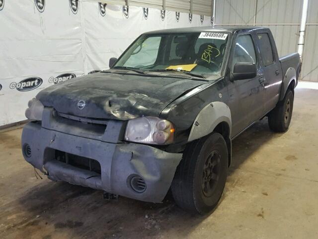 1N6ED27T23C440209 - 2003 NISSAN FRONTIER C BLACK photo 2