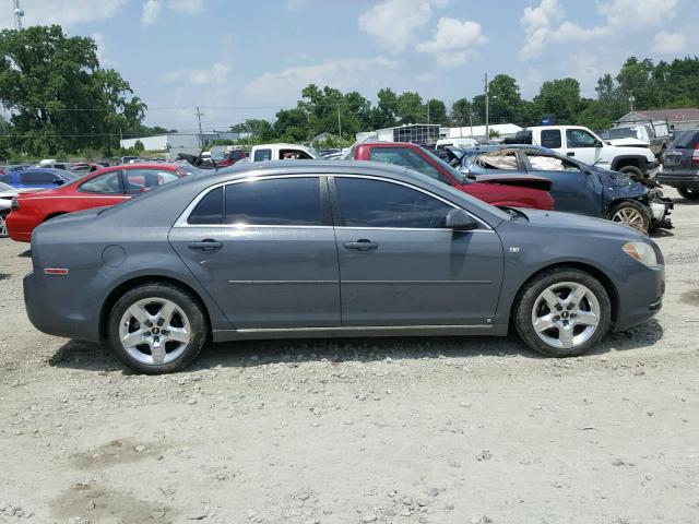 1G1ZH57B78F208821 - 2008 CHEVROLET MALIBU 1LT ნაცრისფერი ფოტო 10
