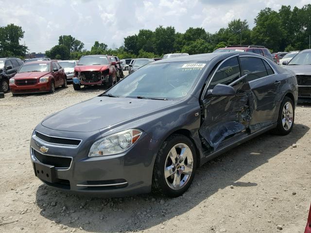 1G1ZH57B78F208821 - 2008 CHEVROLET MALIBU 1LT ნაცრისფერი ფოტო 9