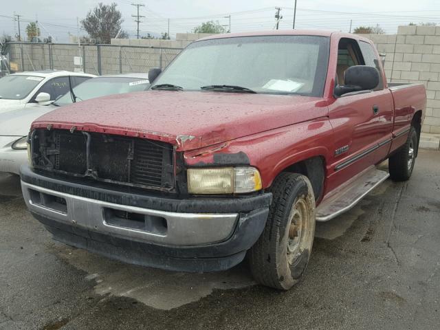 3B7KC2365XG220462 - 1999 DODGE RAM 2500 RED photo 2