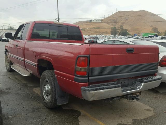 3B7KC2365XG220462 - 1999 DODGE RAM 2500 RED photo 3