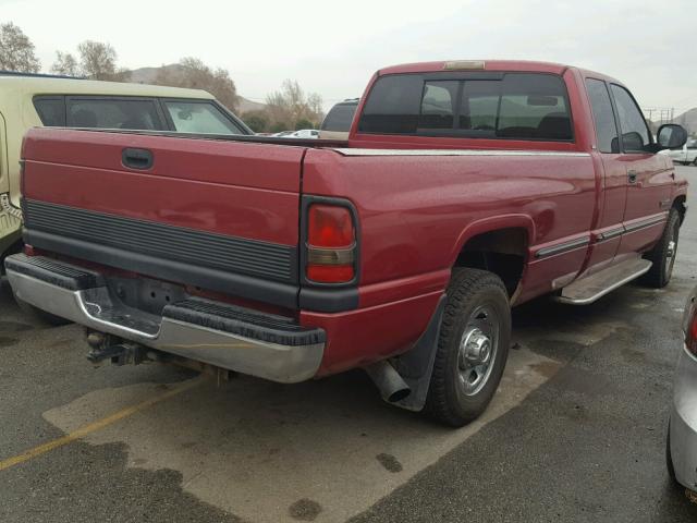 3B7KC2365XG220462 - 1999 DODGE RAM 2500 RED photo 4