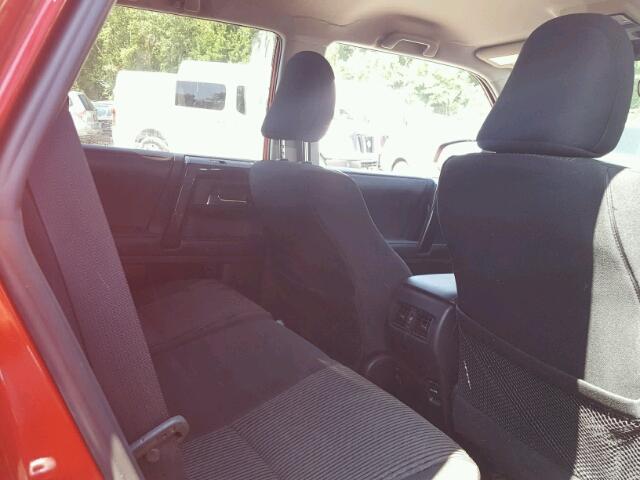 JTEBU5JR6G5402475 - 2016 TOYOTA 4RUNNER SR RED photo 6