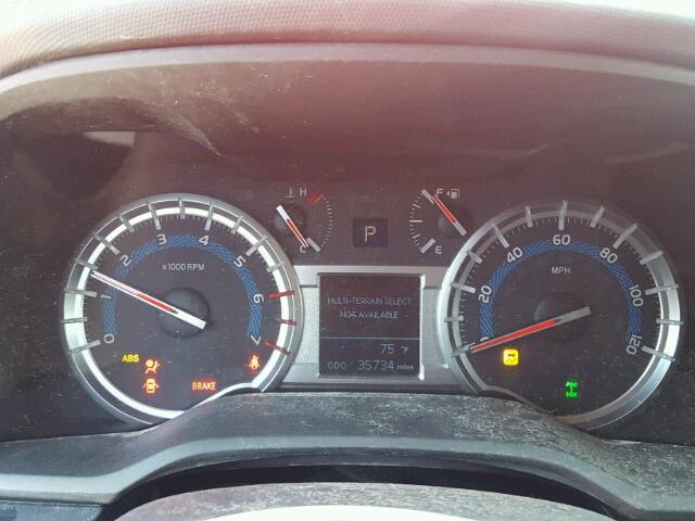 JTEBU5JR6G5402475 - 2016 TOYOTA 4RUNNER SR RED photo 8