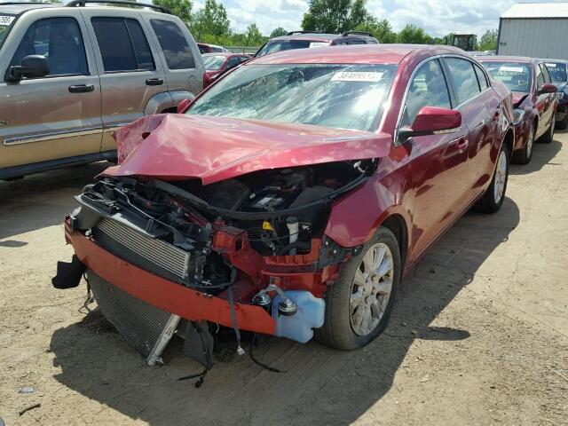 1G4GC5ER2CF360572 - 2012 BUICK LACROSSE RED photo 2