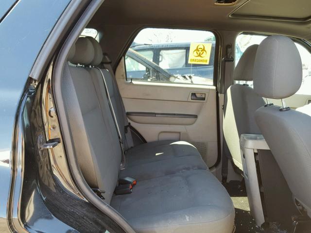 4M2CU87799KJ09586 - 2009 MERCURY MARINER PR BLACK photo 6