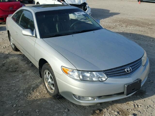 2T1CE22P12C000148 - 2002 TOYOTA CAMRY SOLA SILVER photo 1