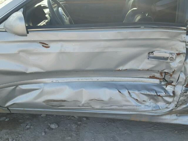 2T1CE22P12C000148 - 2002 TOYOTA CAMRY SOLA SILVER photo 10