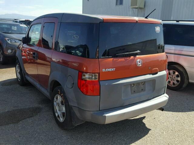 5J6YH28385L027422 - 2005 HONDA ELEMENT LX ORANGE photo 3